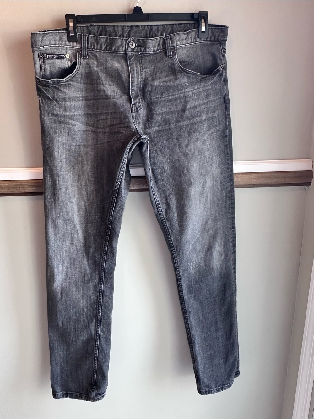 Nike Slim Straight Stretch Denim Jeans Dark Obsidian Black